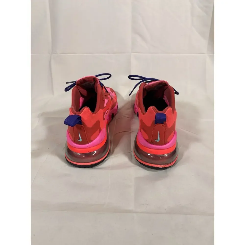 Nike Air Max 270 React Mystic Red Pink Blast Size 10W